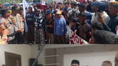 Foto: Warga Alue Tiengkeuem Demo dan Audiensi Dengan Pemkab Aceh Utara