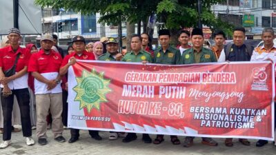Kader Muda Persis Sumut Kibarkan Semangat Nasionalisme Jelang HUT RI ke-80