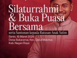 Jamaluddin Idham Bakal Gelar Buka Puasa Bersama dan Santuni Ratusan Anak Yatim di Nagan Raya