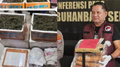 Kasat Narkoba Labusel Memang Beda! Borong Tangkapan Ganja, Pemuda Persis Kasih Dua Jempol!