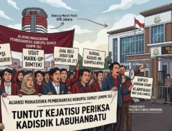 Unjuk Rasa di Kejatisu, Mahasiswa Desak Pemeriksaan Kadisdik Labuhanbatu Terkait Dugaan Korupsi