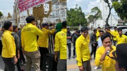 Aliansi PERMA LABUSEL Serbu Kantor Gubsu, Soroti Mandegnya Pilkades dan Hibah Polres Rp 25 Miliar