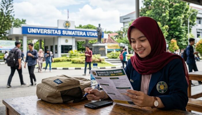 USU Resmi Buko Pendaftaran Seleksi Mandiri SMM Tahap II, Tengok Jadwual dan Syaratnyo di Sini, Wak!