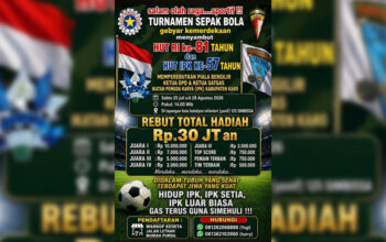 Total Hadiah 30 Juta, Wak! Semarakkan HUT RI dan IPK, DPD IPK Karo Gelar Turnamen Sepak Bola Gebyar Kemerdekaan